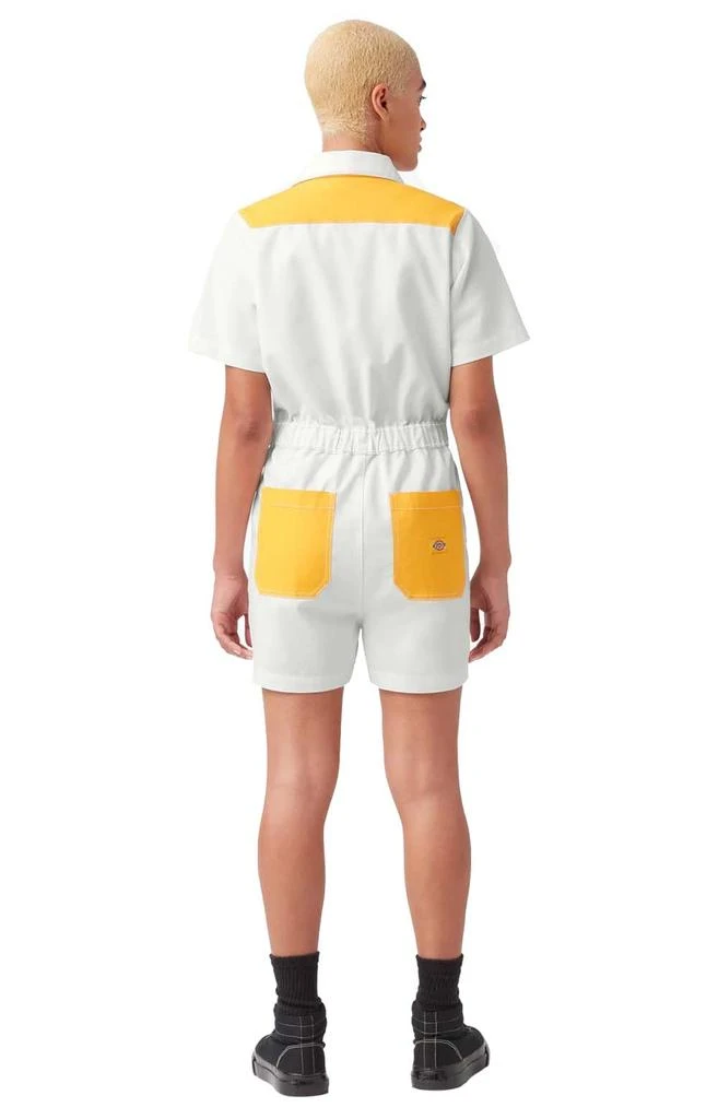 商品DICKIES|(FVR05R2C) Ripstop Short Sleeve Coveralls - Rinsed Cloud,价格¥354,第3张图片详细描述
