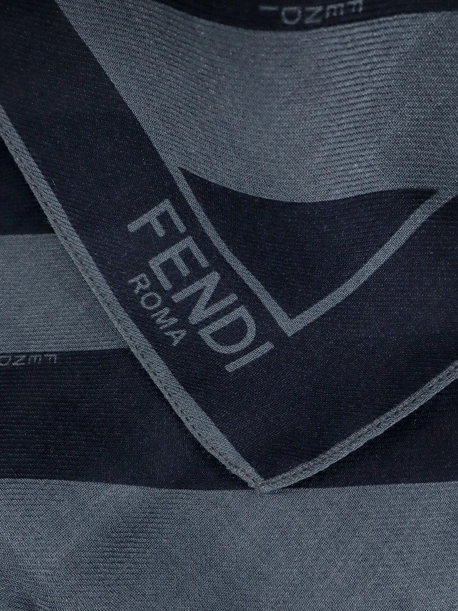 商品Fendi|Fendi 男士围巾 FXS323AUUCF1PJB 蓝色,价格¥4077,第5张图片详细描述