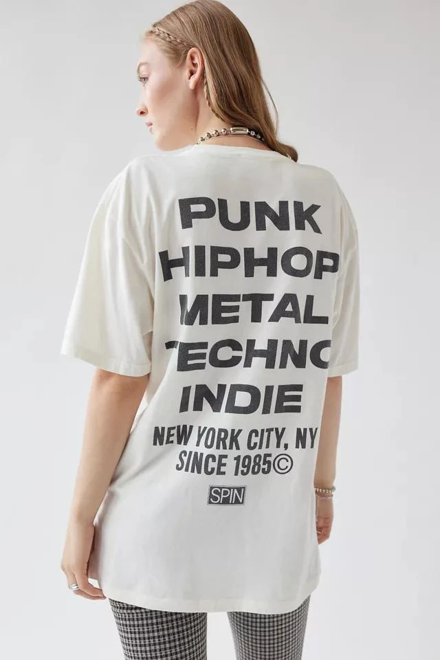 商品Urban Outfitters|SPIN Magazine Graphic Tee,价格¥340,第2张图片详细描述