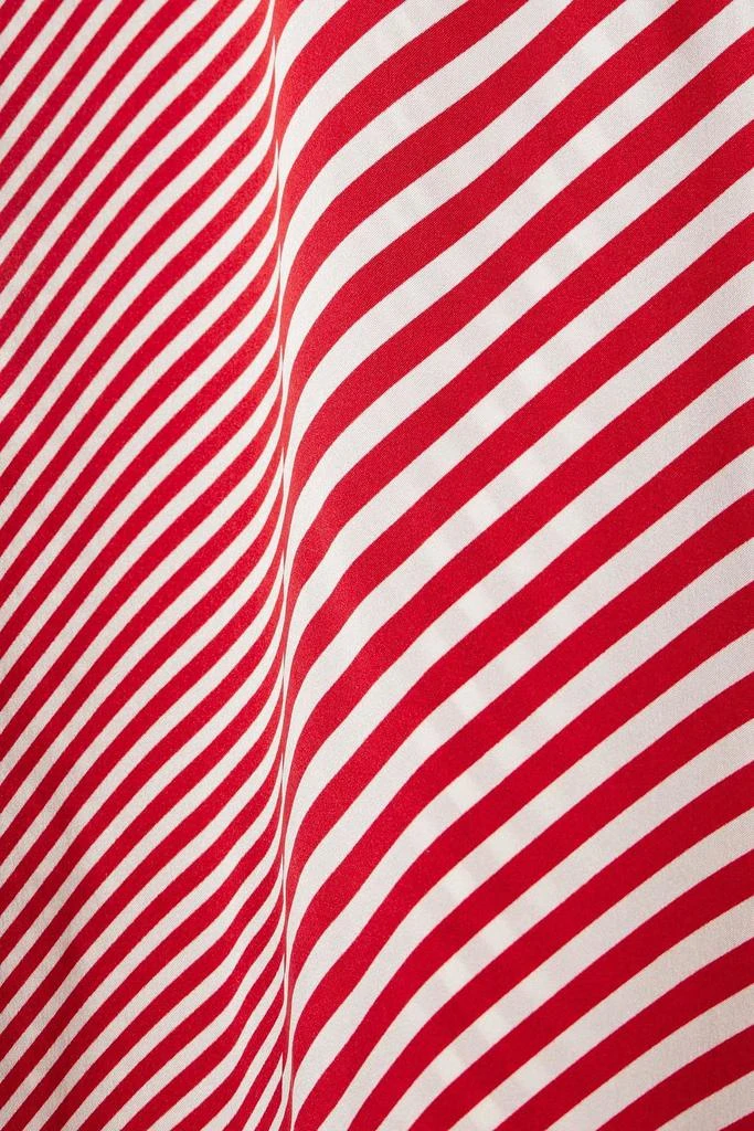 商品Equipment|Cherine striped silk-satin shirt,价格¥791,第4张图片详细描述