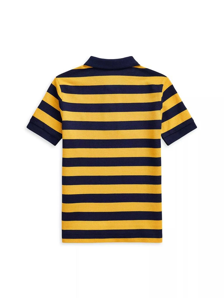 商品Ralph Lauren|Little Boy's &amp; Boy's Striped Mesh Polo Shirt,价格¥248,第2张图片详细描述