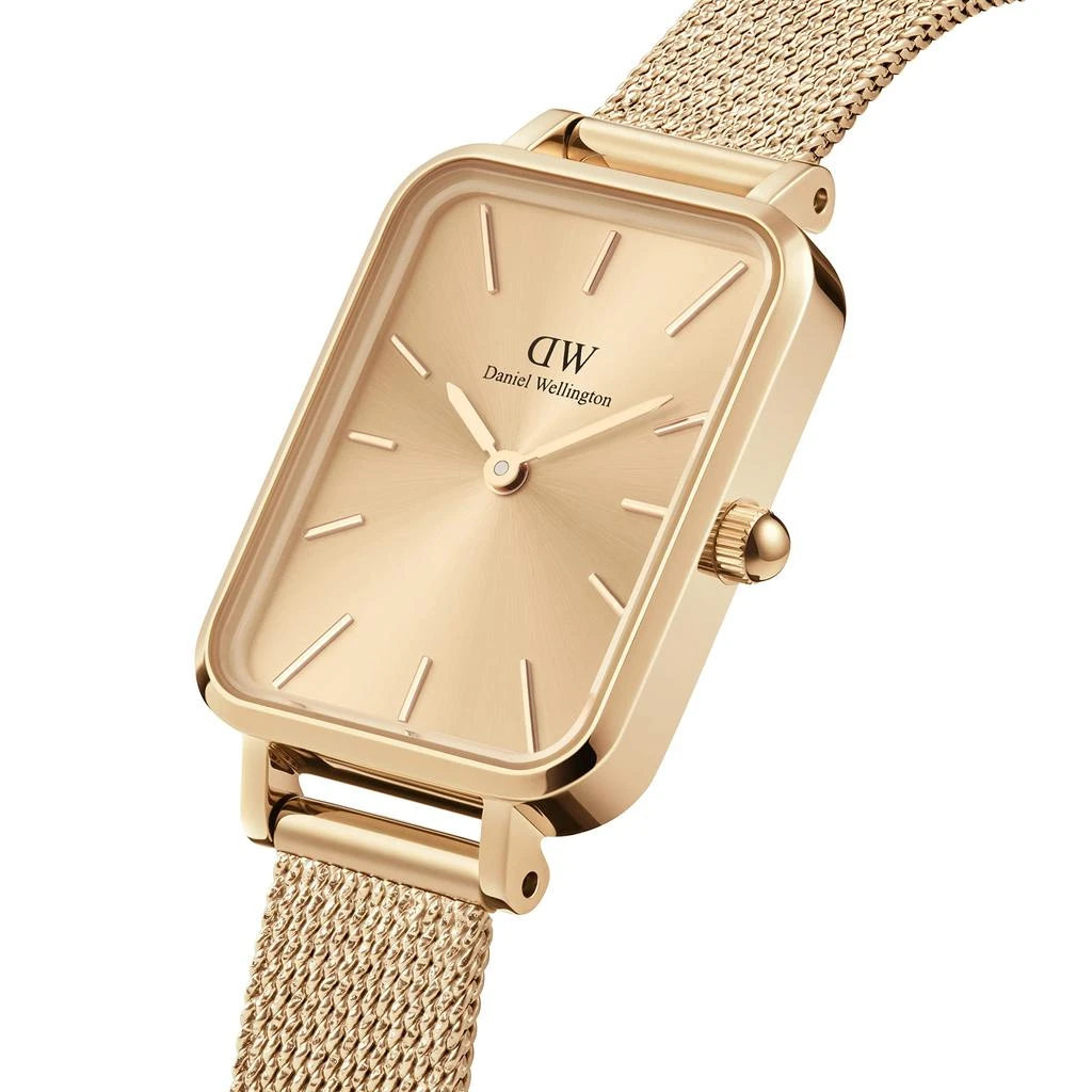 商品Daniel Wellington|20x26 mm Quadro Evergold Mesh Watch,价格¥876,第2张图片详细描述