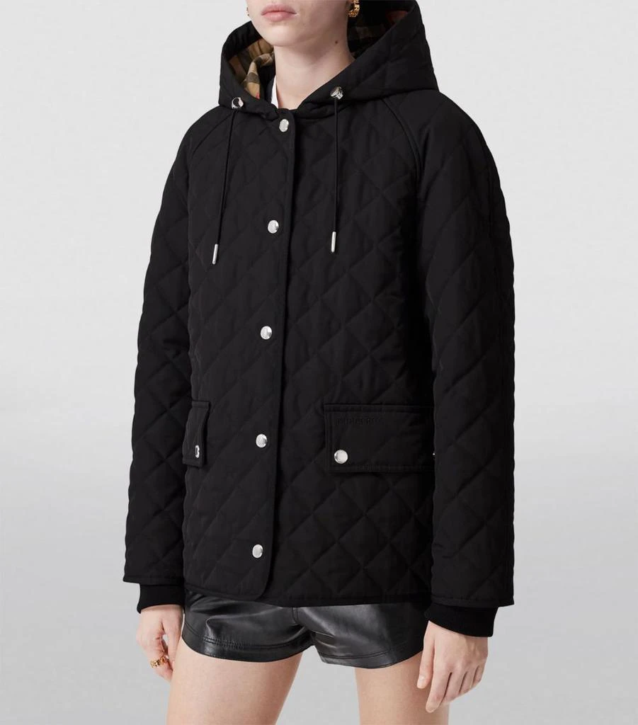 商品Burberry|Diamond-Quilted Hooded Jacket,价格¥10127,第3张图片详细描述