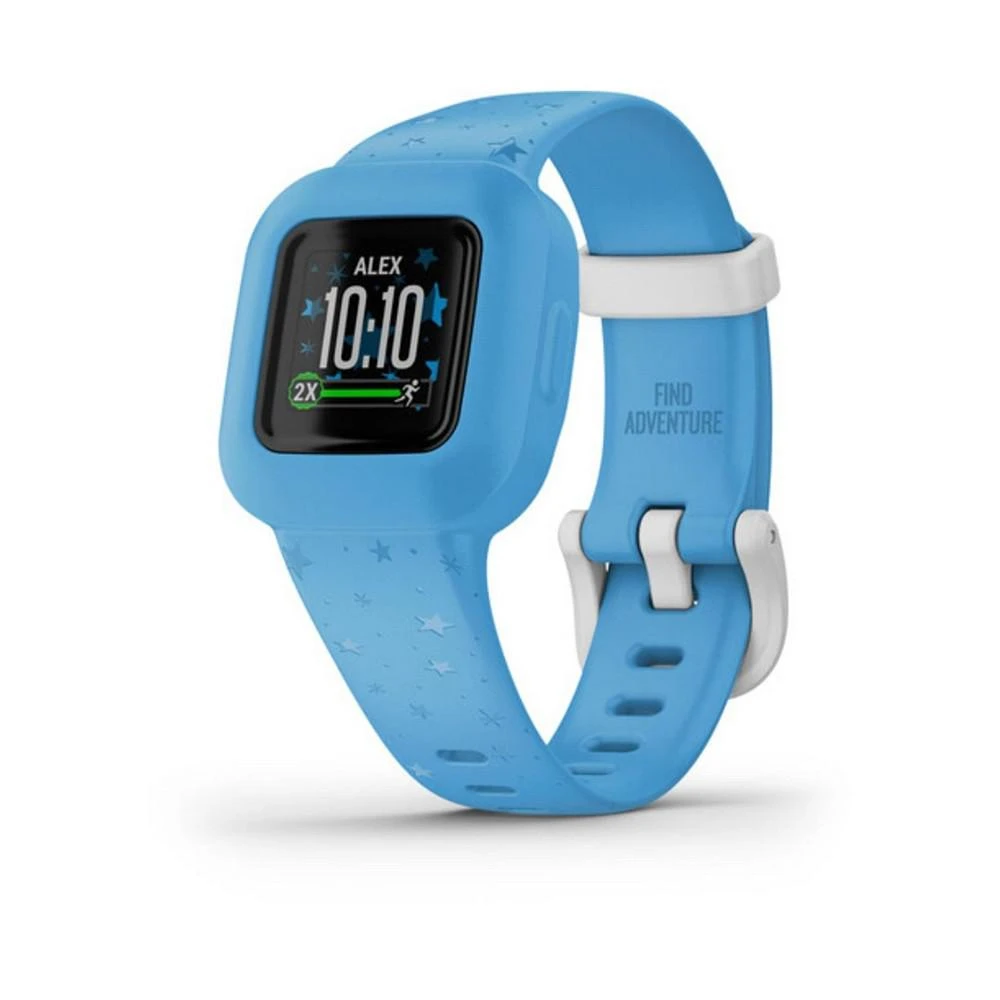 商品Garmin|Unisex Vívofit Jr. 3 Blue Stars Silicone Strap Smart Watch 200mm,价格¥668,第2张图片详细描述