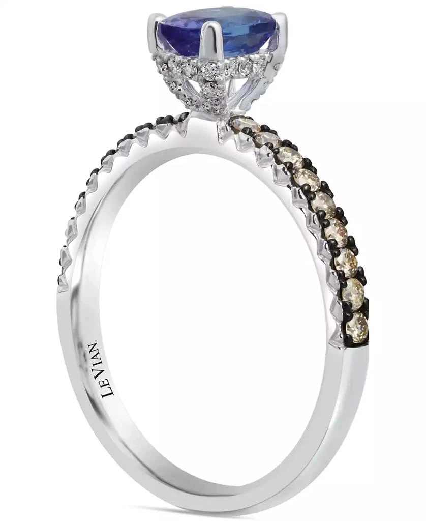 商品Le Vian|Le Via® Blueberry Tanzanite (5/8 ct. t.w.) & Diamond (3/8 ct. t.w.) in 14k White Gold,价格¥7524,第3张图片详细描述