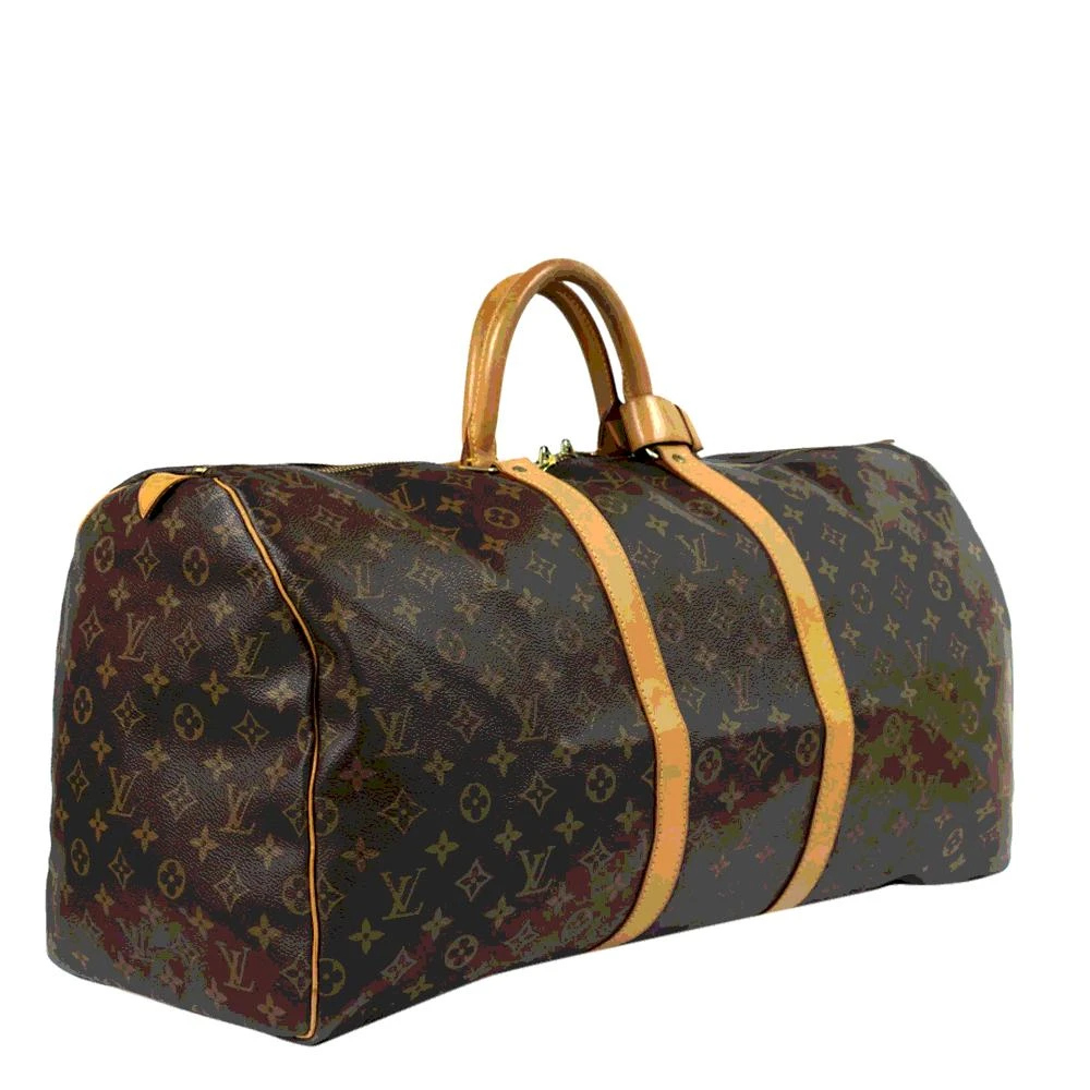 商品[二手商品] Louis Vuitton|Louis Vuitton Monogram Canvas Keepall 55 Bag,价格¥8629,第2张图片详细描述