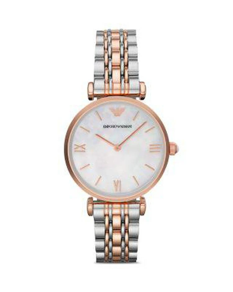 商品Emporio Armani|Two Tone Classic 腕表, 32mm,价格¥2558,第1张图片