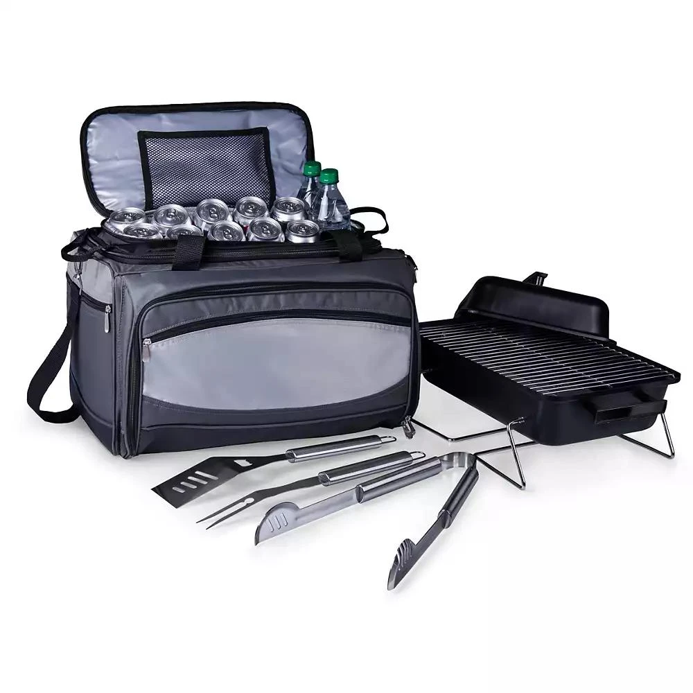 商品Picnic Time|Oniva® by Buccaneer Portable Charcoal Grill & Cooler Tote,价格¥2238,第4张图片详细描述