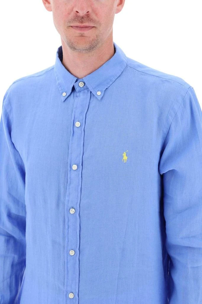 商品Ralph Lauren|LINEN BUTTON-DOWN SHIRT,价格¥555,第5张图片详细描述