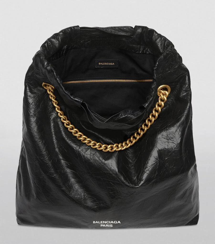 Medium Leather Crush Tote Bag 商品