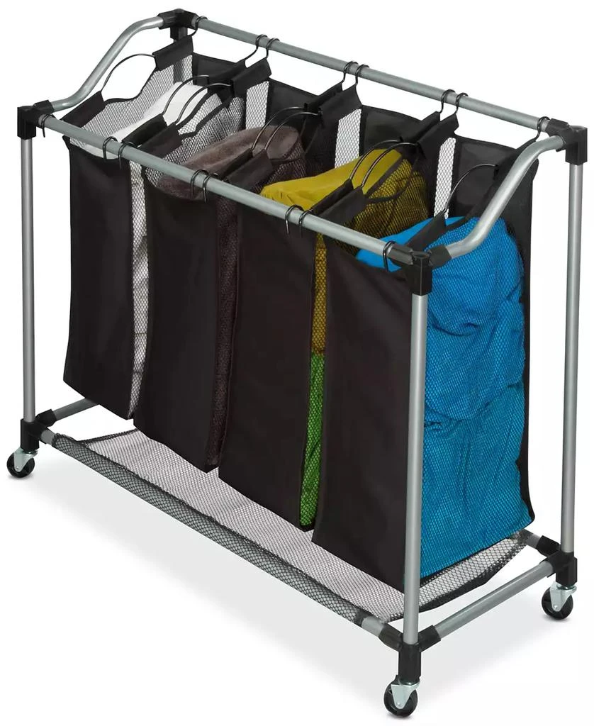 商品Honey Can Do|Hampers, Deluxe Quad Laundry Sorter,价格¥741,第5张图片详细描述