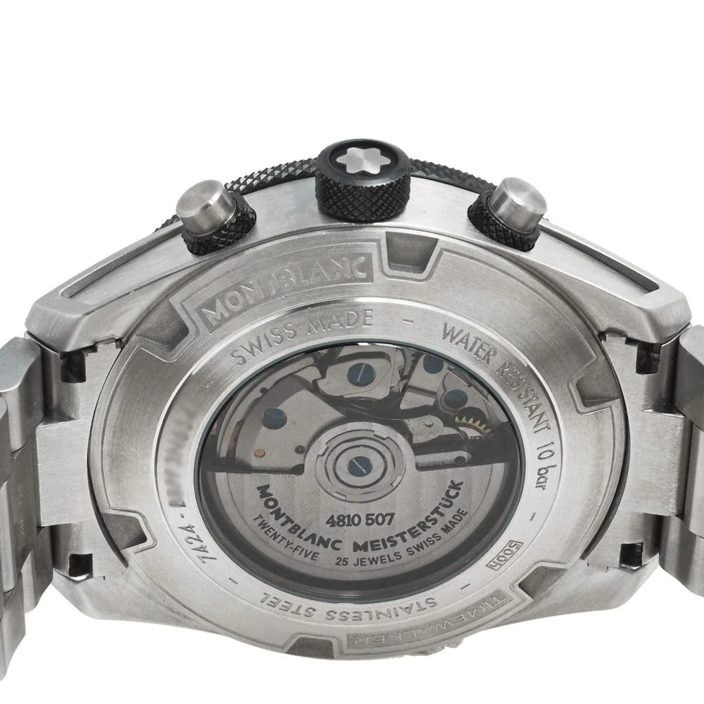 商品[二手商品] MontBlanc|Montblanc Silver Stainless Steel Ceramic Timewalker Chronograph 116099 Men's Wristwatch 43 mm,价格¥9992,第4张图片详细描述
