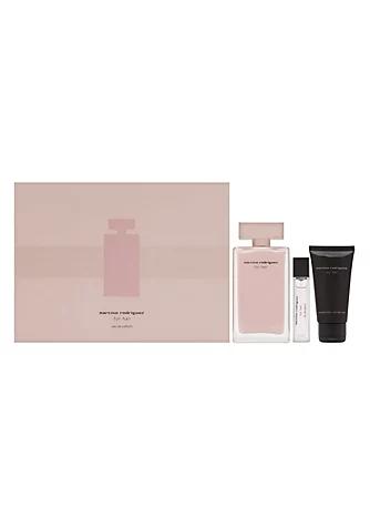 Narciso Rodriguez for Her 3 Piece Set Includes: 3 Piece Set Includes: 3.3 oz Eau de Parfum Spray + 0.33 oz Eau de Parfum Purse Spray + 1.6 oz Body Lotion商品第1张图片规格展示