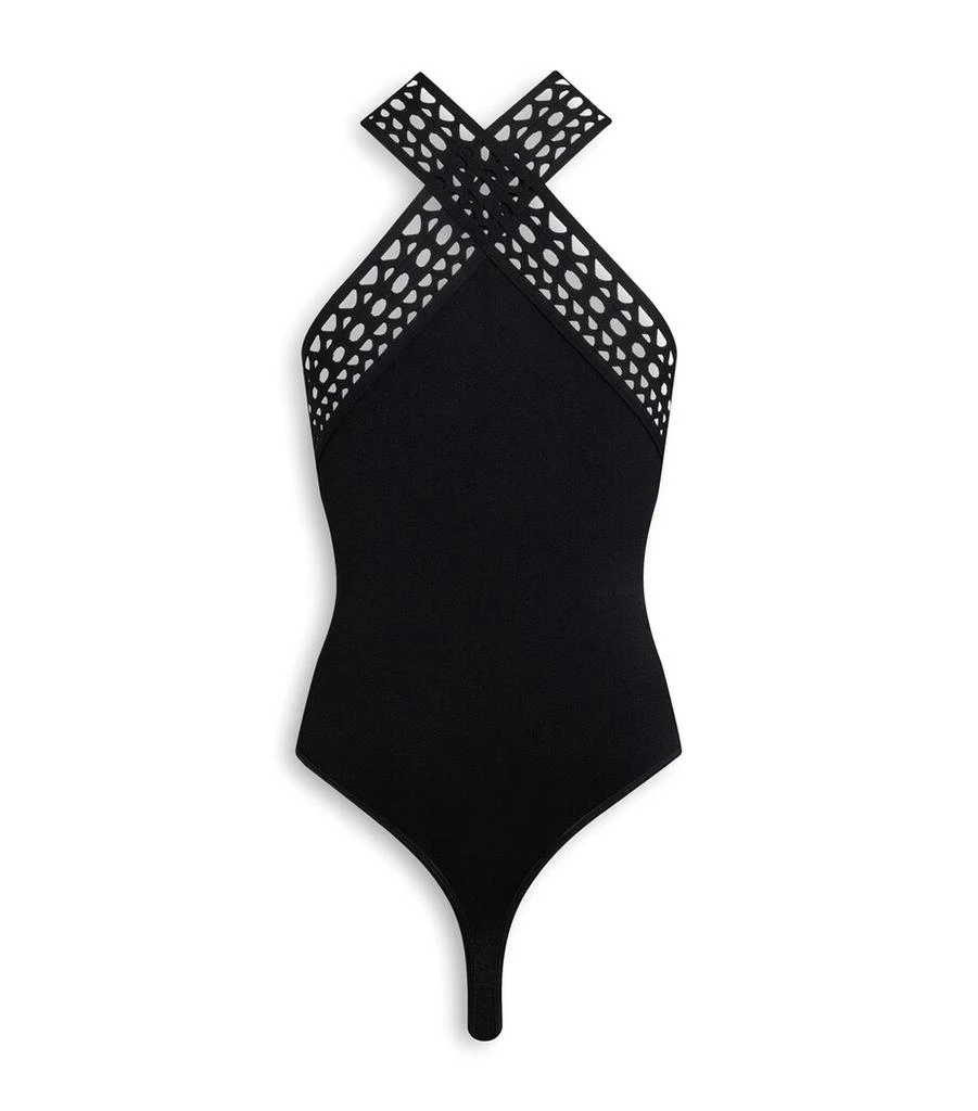 商品Alaïa|Sleeveless Vienne Bodysuit,价格¥14115,第2张图片详细描述