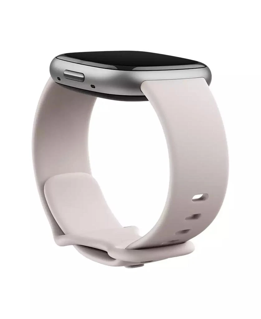商品Fitbit|Sense 2 Lunar White Platinum Smartwatch, 39mm,价格¥1502,第3张图片详细描述