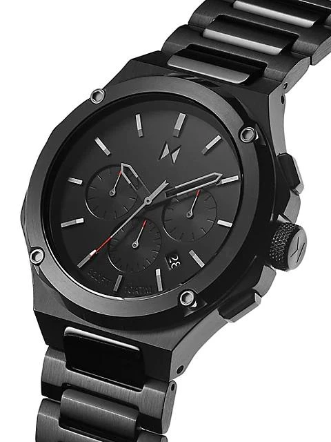 商品MVMT|Raptor Molten Stainless Steel Chronograph Watch,价格¥1858,第3张图片详细描述