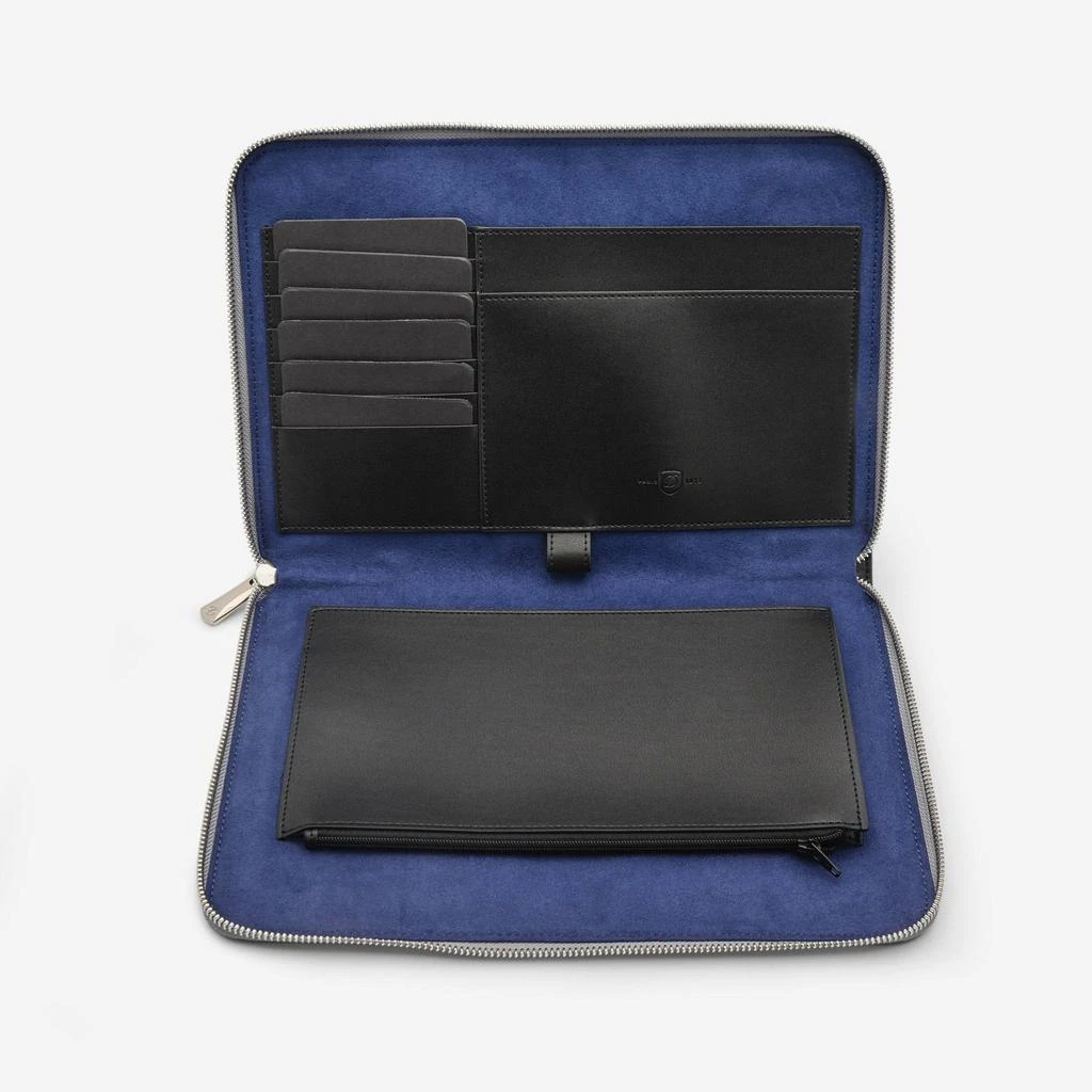 商品S.T. Dupont|S.T. Dupont "Line D" Laser Grey and Black Cowhide Pouch 184500,价格¥1230,第2张图片详细描述