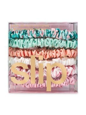 商品Slip|Hollywood Nights 6-Piece Silk Hair Ties Set,价格¥222,第2张图片详��细描述