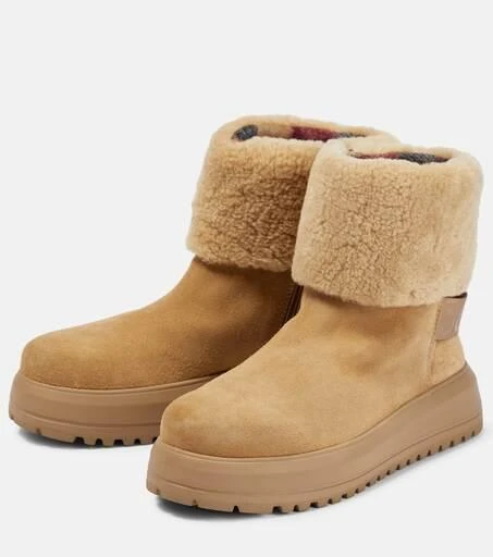 商品Bogner|羊毛皮衬里绒面革及踝靴,价格¥1665,第5张图片详细描述