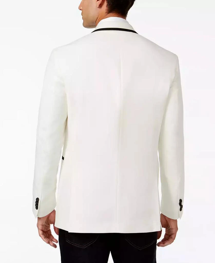 商品Kenneth Cole|Slim-Fit White with Black Trim Dinner Jacket, Online Only,价格¥1593,第3张图片详细描述