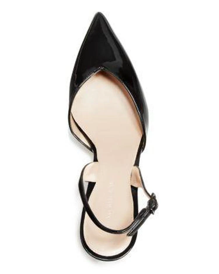 商品Stuart Weitzman|Women's Sleek Patent Leather Slingback Pumps,价格¥1639,第3张图片详细描述