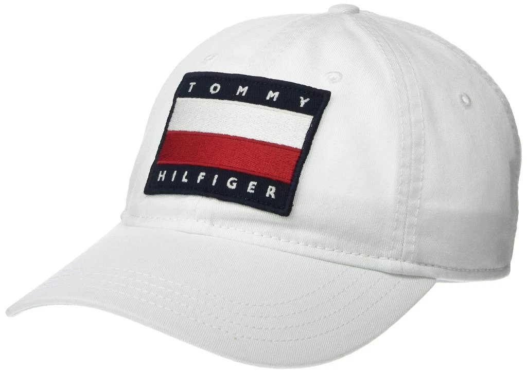 商品Tommy Hilfiger|Tommy Hilfiger Men's Cotton Tony Adjustable Baseball Cap,价格¥126,第1张图片