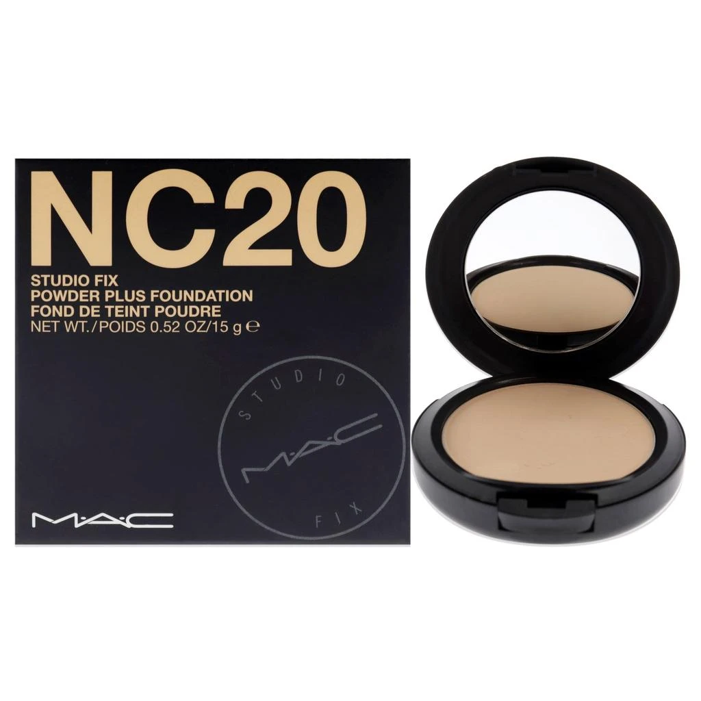 商品MAC|Studio Fix Powder Plus Foundation - NC20 by MAC for Women - 0.52 oz Foundation,价格¥306,第1张图片