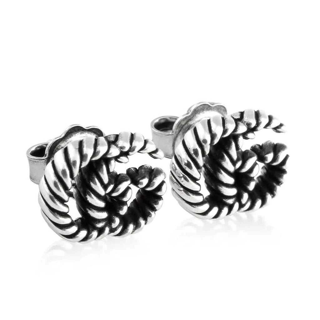 商品Gucci|Double G earrings in Sterling Silver,价格¥2023,第1张图片