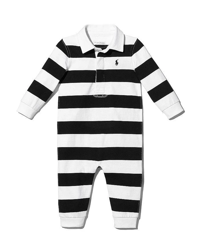 商品Ralph Lauren|Boys' Rugby Stripe Coverall, Baby - 150th Anniversary Exclusive,价格¥149,第1张图片