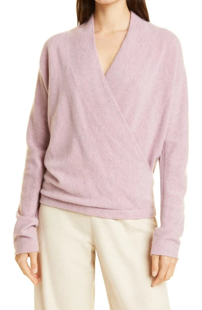 商品Vince|Wrap Front Cashmere Pullover,价格¥1509,第1张图片