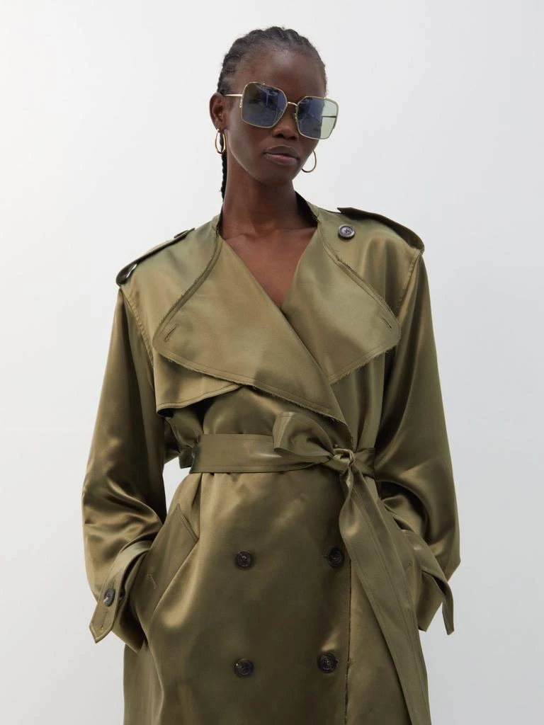 O'Lock oversized square metal sunglasses 商品