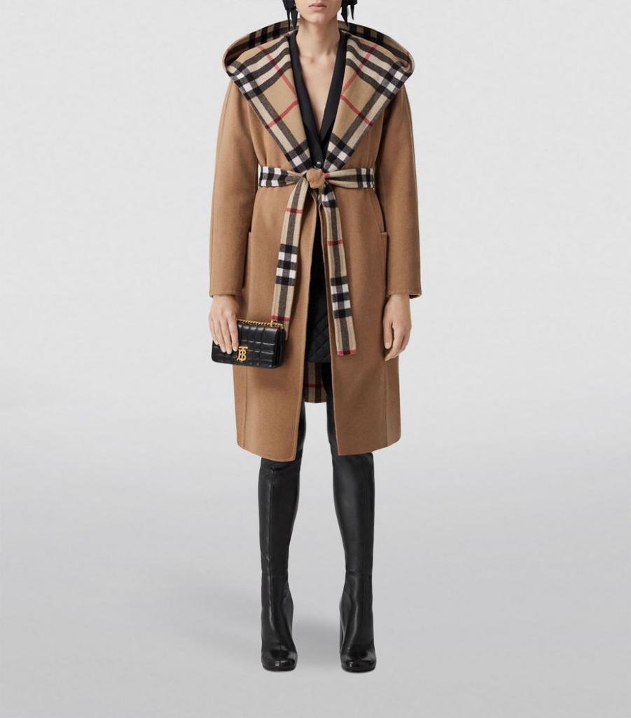 商品Burberry|Wool Wrap Coat,价格¥21263,第6张图片详细描述