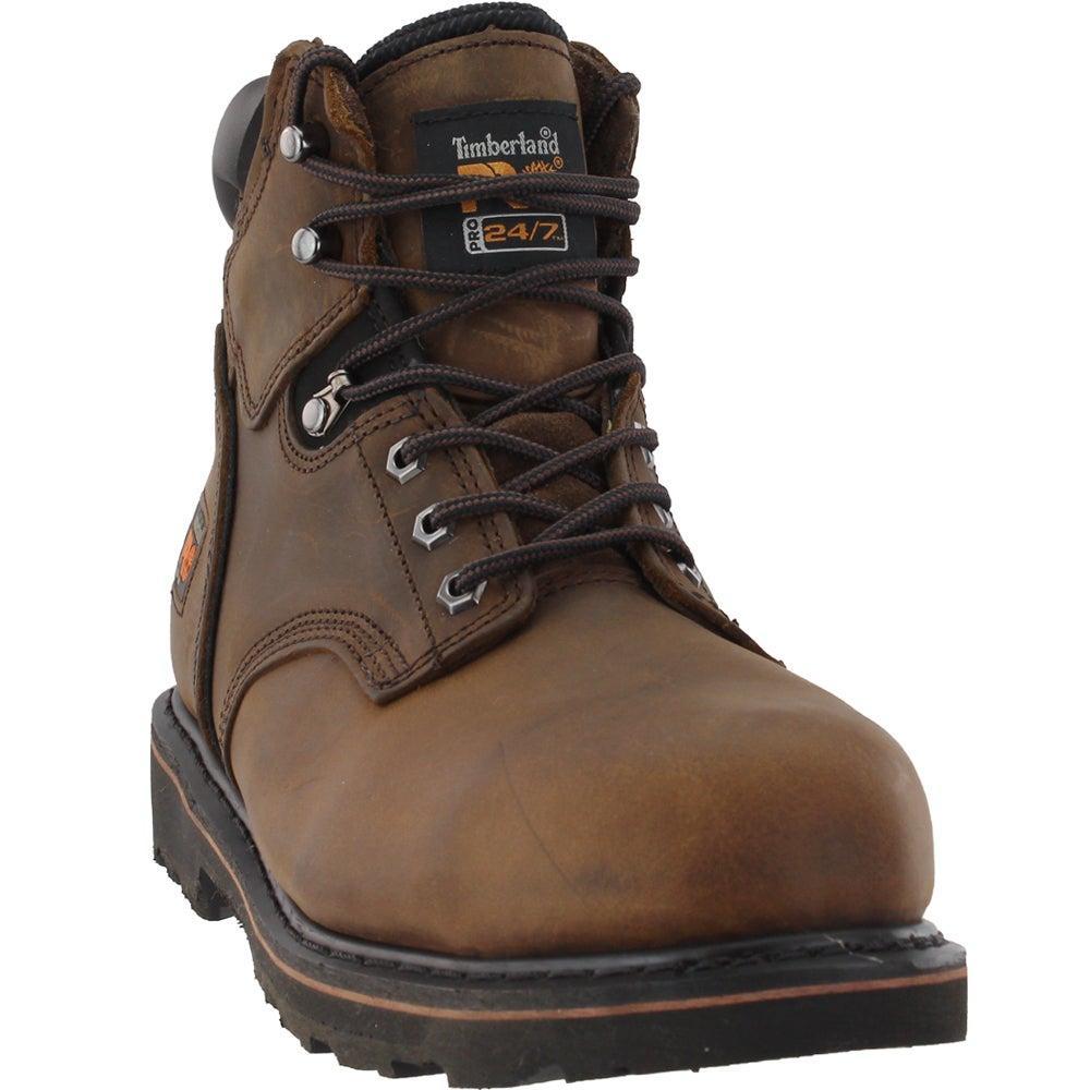 商品Timberland|Pit Boss 6 Inch Steel Toe Work Boots,价格¥748,第4张图片详细描述