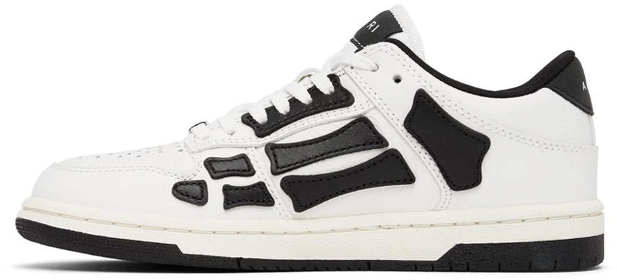 商品AMIRI|White & Black Skel Sneakers,价格¥5246,第3张图片详细描述