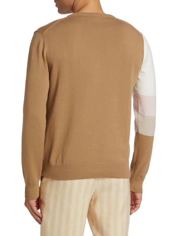 商品Saks Fifth Avenue|Intarsia Cotton Sweater,价格¥480,第2张图片详细描述