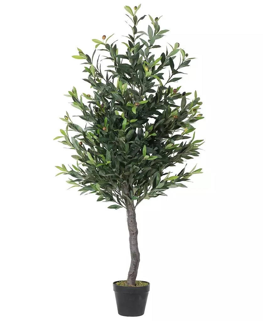 商品Vickerman|50" Artificial Potted Olive Tree,价格¥1243,第1张图片