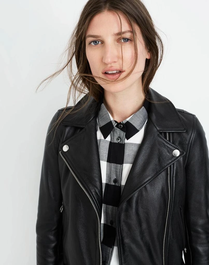 商品Madewell|The Ultimate Leather Motorcycle Jacket,价格¥3951,第3张图片详细描述