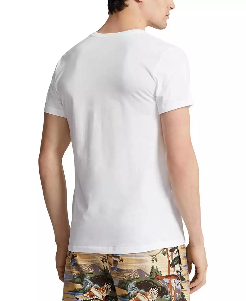 商品Ralph Lauren|Men's 5+1 Free Bonus Pack Classic-Fit Cotton Jersey Crewneck Undershirts,价格¥342,第3张图片详细描述