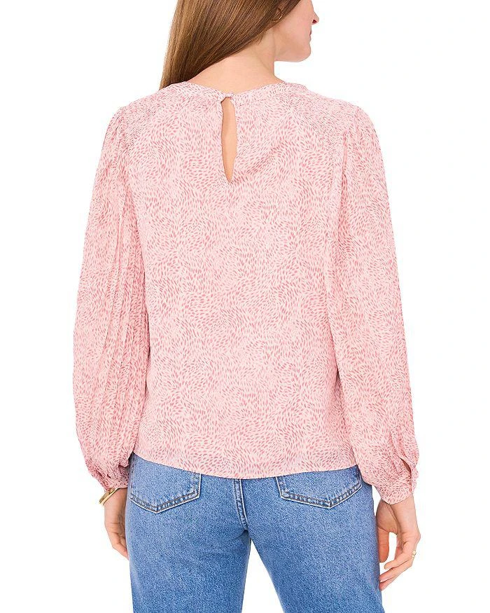 商品Vince Camuto|Smocked Trim Puff Sleeve Top,价格¥203,第2张图片详细描述