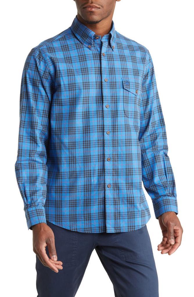 商品Brooks Brothers|Brushed Twill Check Regent Fit Dress Shirt,价格¥412,第1张图片