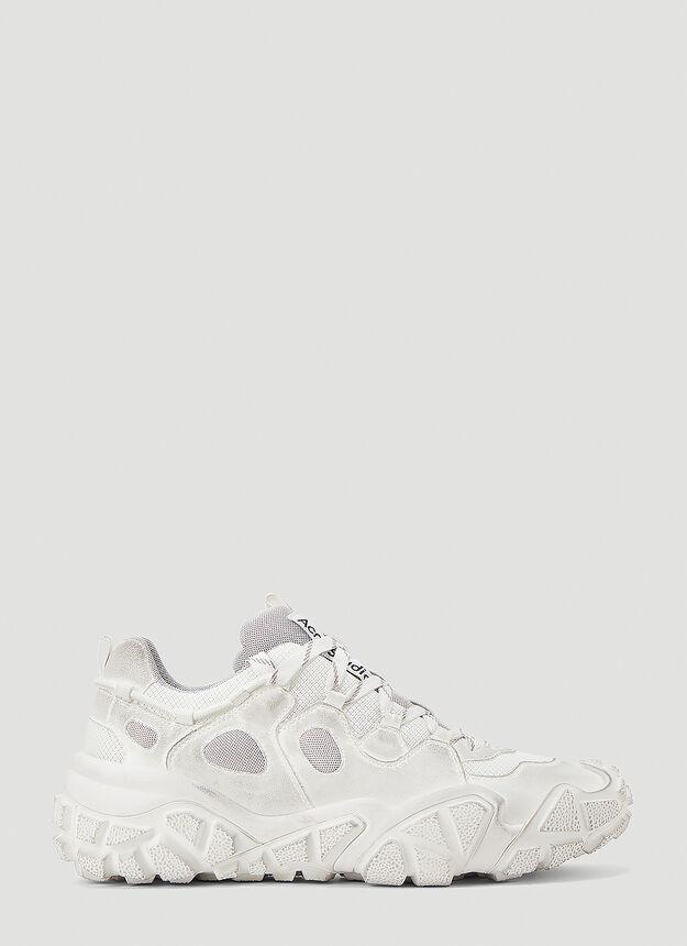 商品Acne Studios|Boltzer Tumbled Sneakers in White,价格¥4092,第1张图片