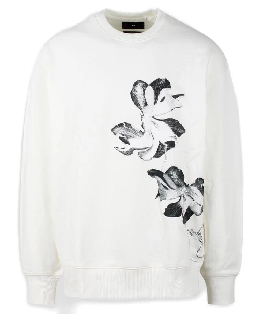 商品Y-3|Y-3 Floral Printed Crewneck Sweatshirt,价格¥1389,第1张图片