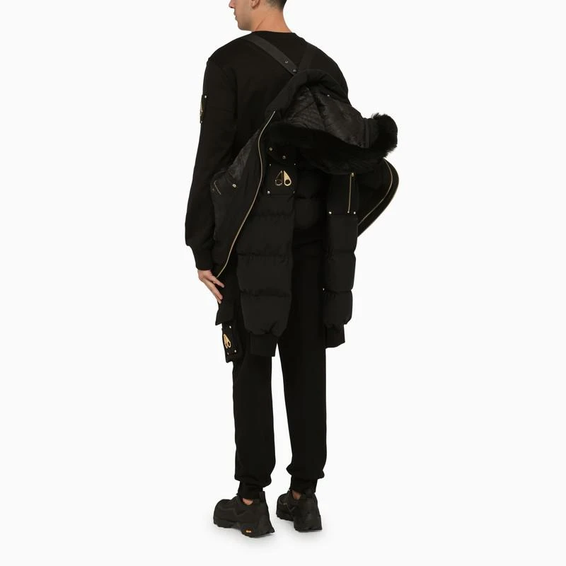 Black padded bomber jacket 商品