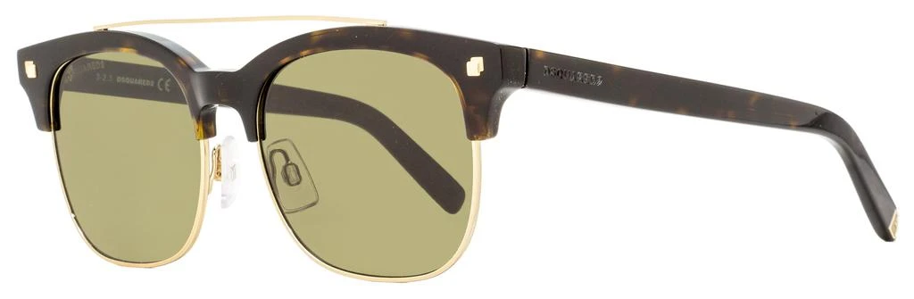 商品DSQUARED2|Dsquared2 Unisex Geremy Sunglasses DQ0207 52K Havana/Gold 53mm,价格¥557,第1张图片