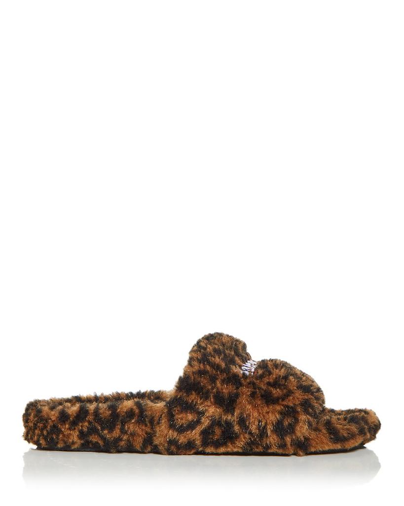 Men's Furry Slide Sandals商品第4张图片规格展示