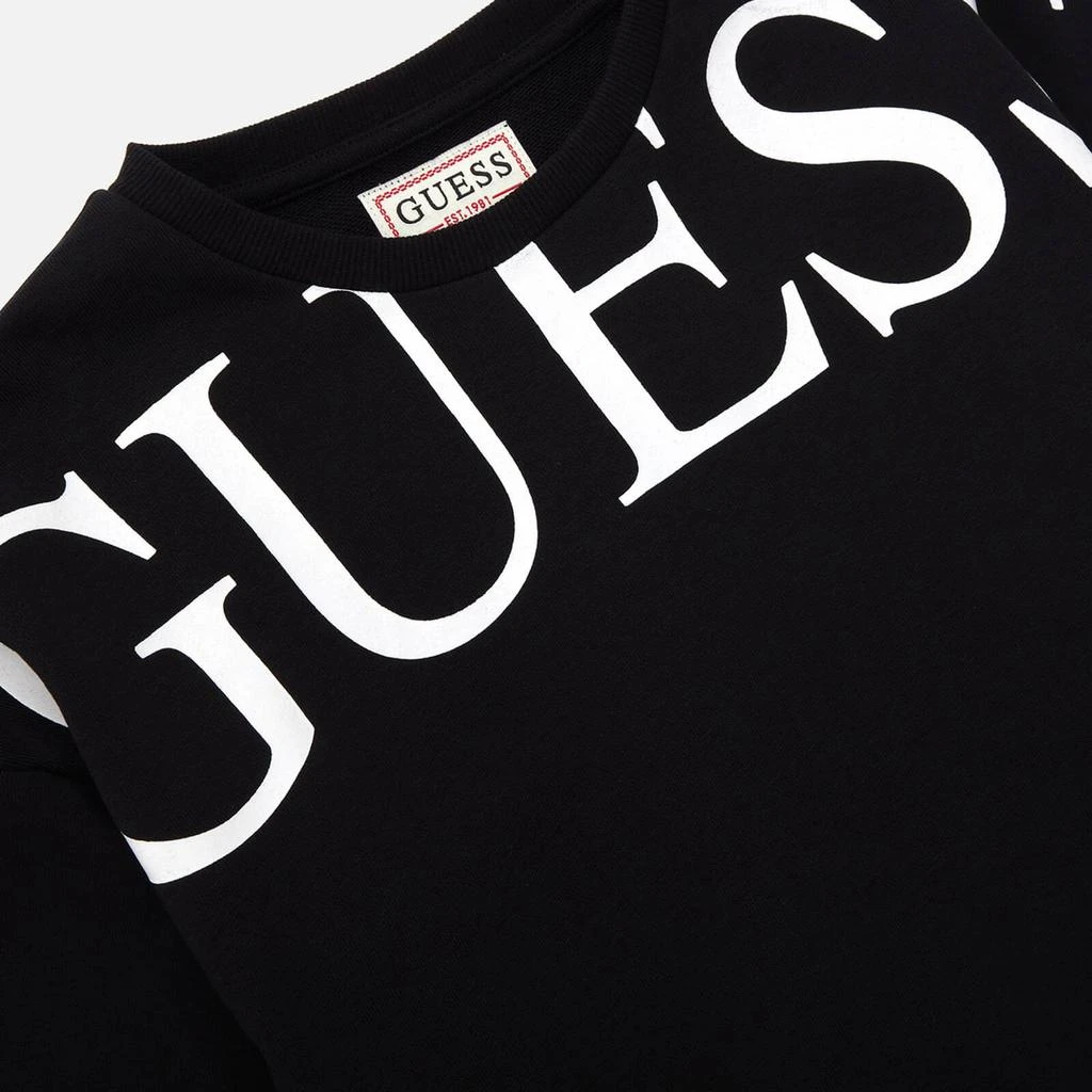 商品GUESS|Guess Girls' Cropped Logo Active Sweatshirt - Jet Black,价格¥164,第3张图片详细描述