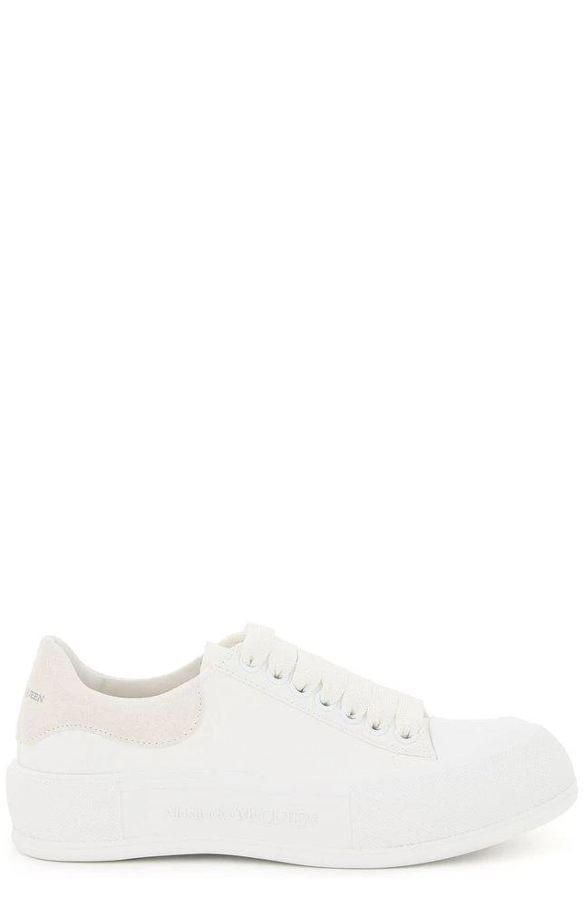 商品Alexander McQueen|Alexander McQueen Deck Plimsoll Sneakers,价格¥1734,第1张图片