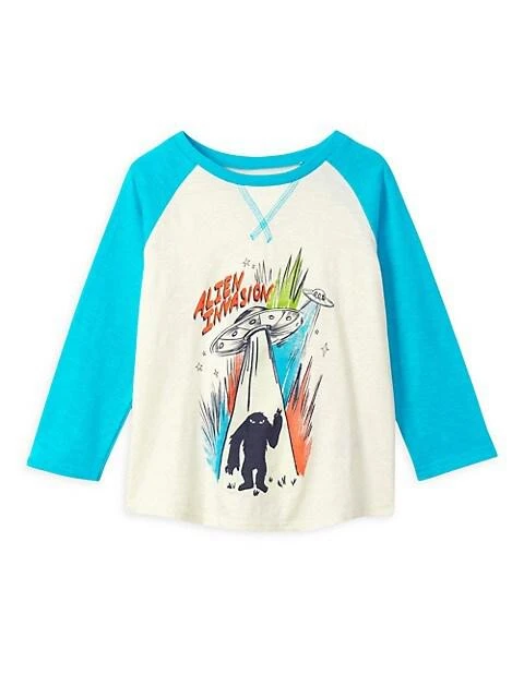 商品Hatley|Little Boy's & Boy's Graphic Raglan T-Shirt,价格¥185,第1张图片