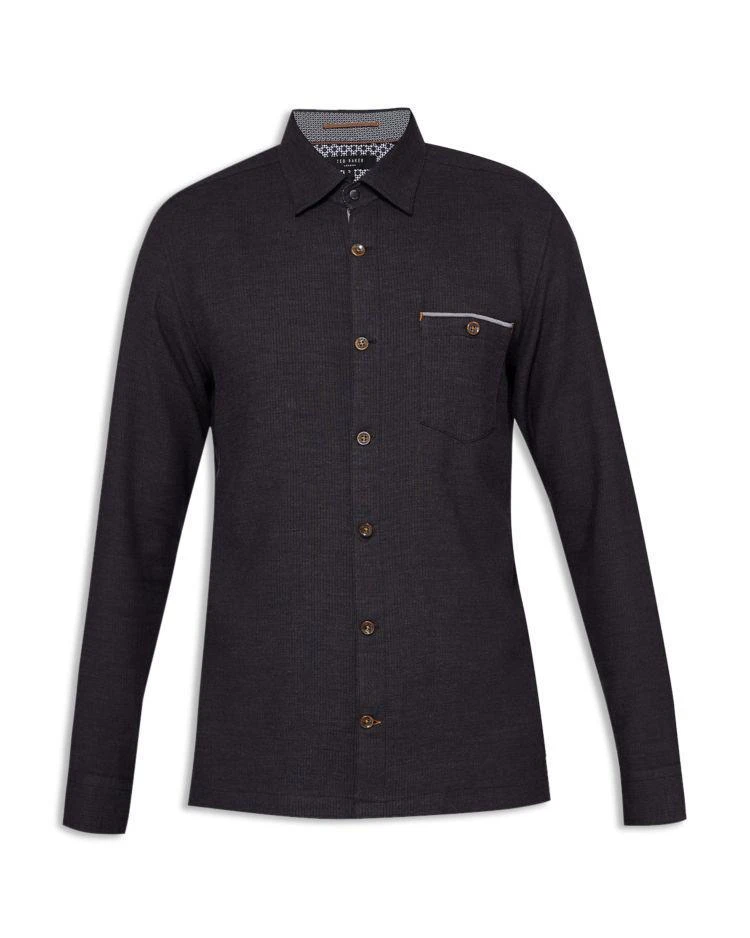 商品Ted Baker London|Bezie Shacket Regular Fit Button-Down Shirt,价格¥726,第4张图片详细描述