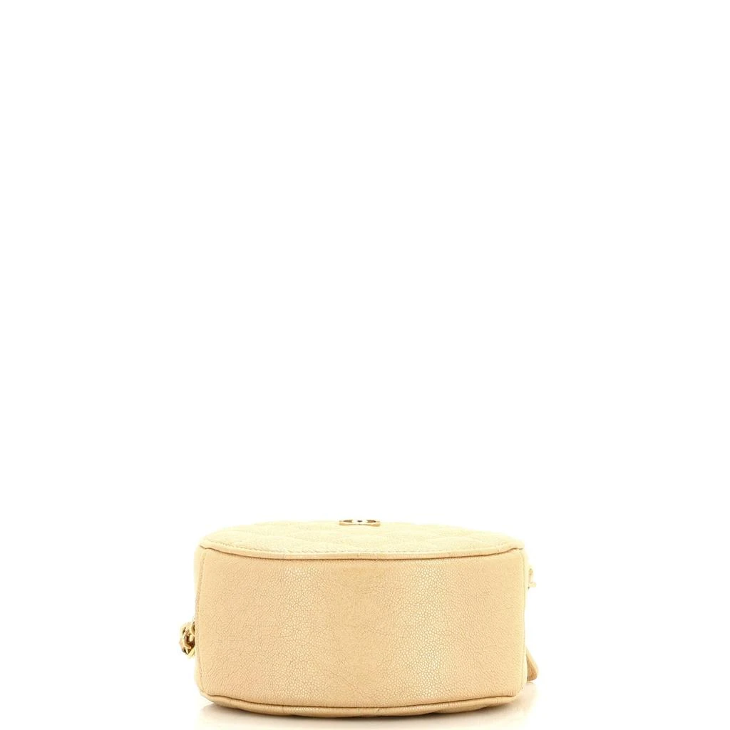 商品[二手商品] Chanel|Round Clutch with Chain Quilted Iridescent Caviar Mini,价格¥16989,第5张图片详细描述